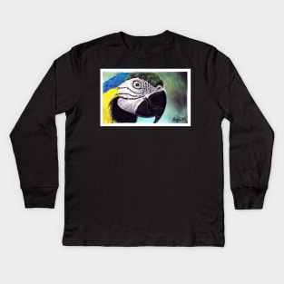 Macaw Kids Long Sleeve T-Shirt